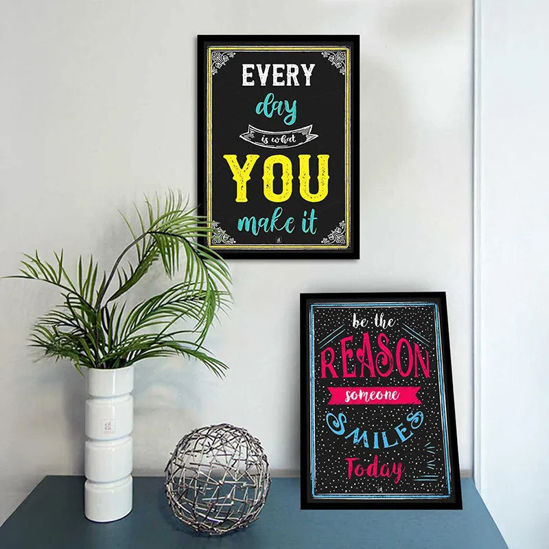 Reason & Smile Wall Art - Set Of Two media 3