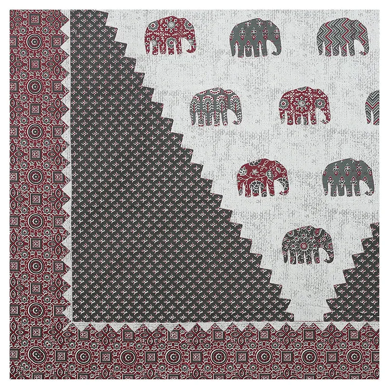 Anaahitha Ethnic Cotton Diwan Set (Black) - Eight Piece Set media 7