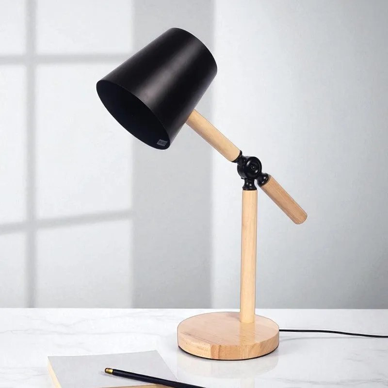 AarviDecor Jensen Decorative Fabric Table Lamp - Black media 6