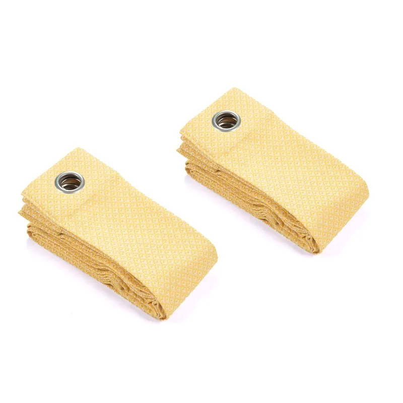 Form Ease Cotton Blackout Curtains (Yellow) - Set Of Two media 7