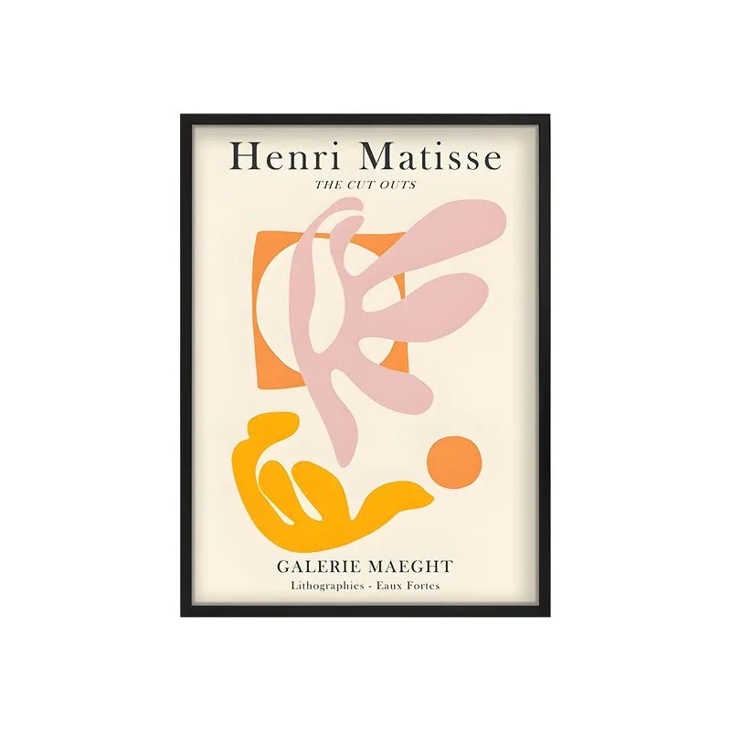 Muted Elegance Canvas Wall Painting With Black Frame media 3