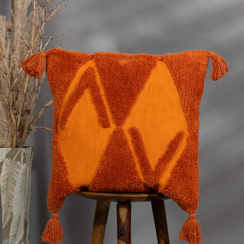 Tacto Tufted Cushion Cover - 18 x 18 Inches