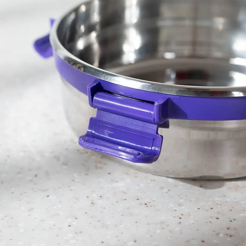 Clips Lock Lunch Box (600 mL) - Blue media 5