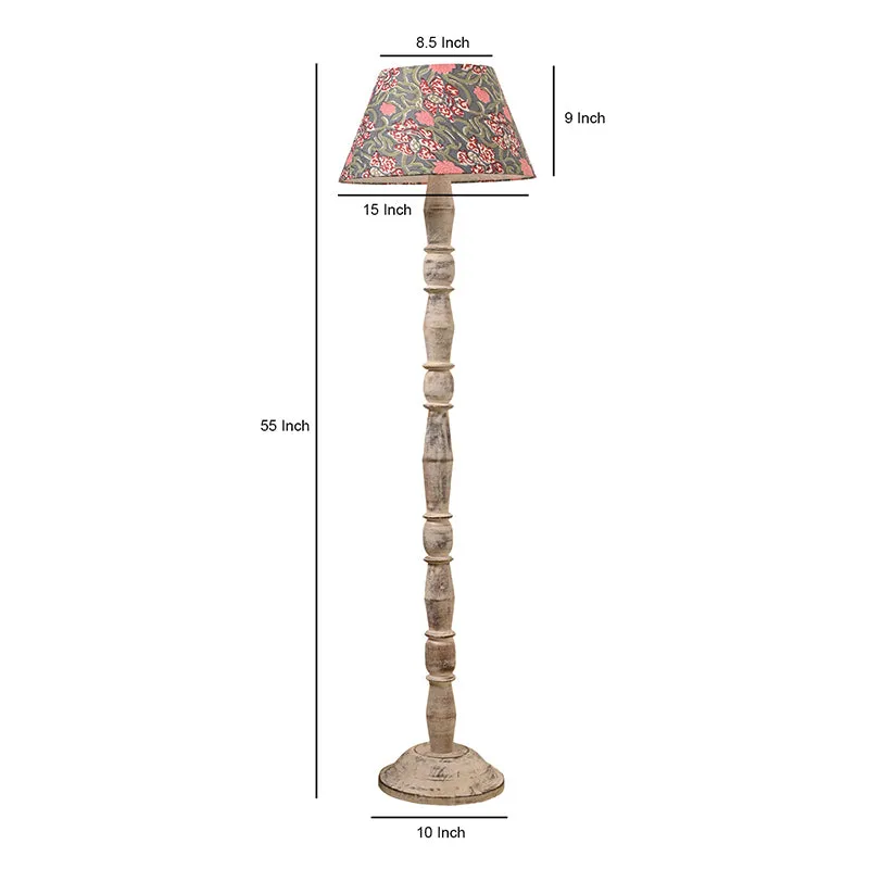 Nocturne Brown Ethnica Floor Lamp media 5