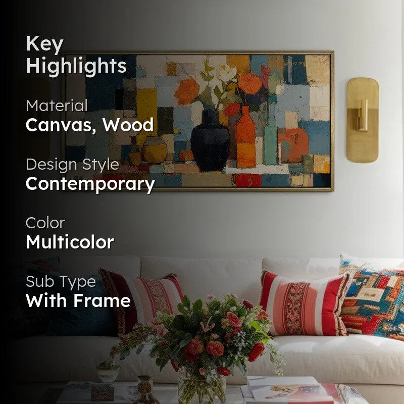 Bloomscape Canvas Wall Painting With Frame media 2