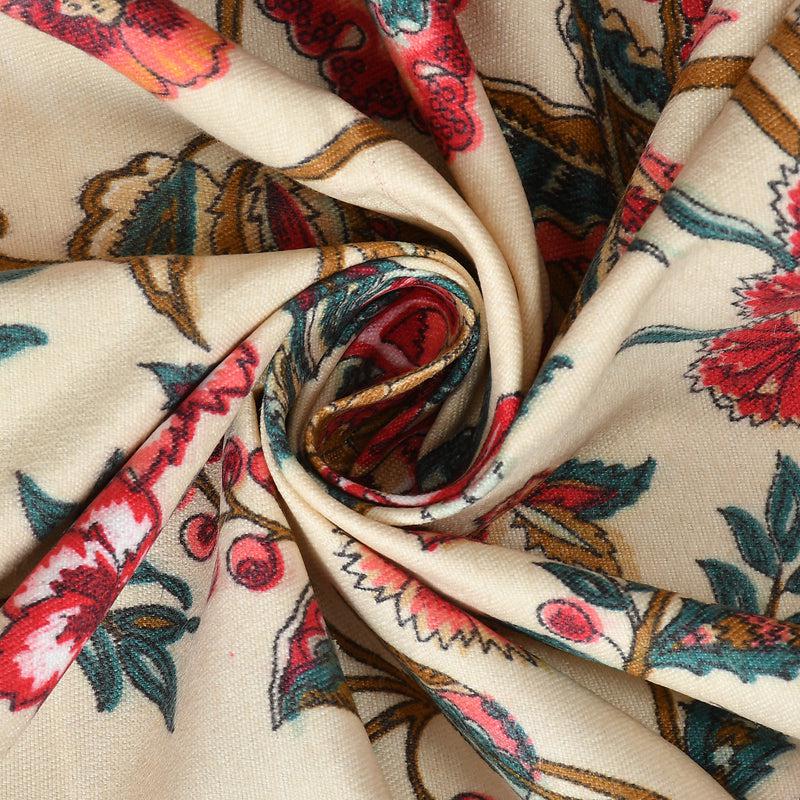 Busy Blooms Floral Cotton Duvet Cover - 210 TC media 4