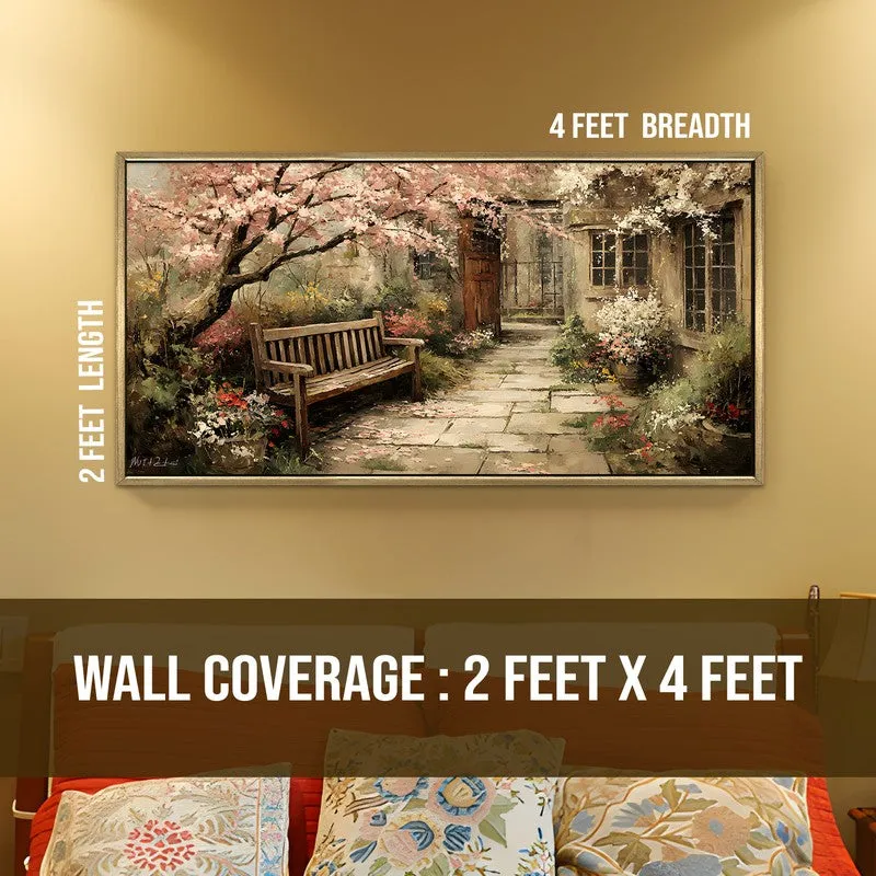 European Blossom Tree Leisure Seat Wall Art media 8