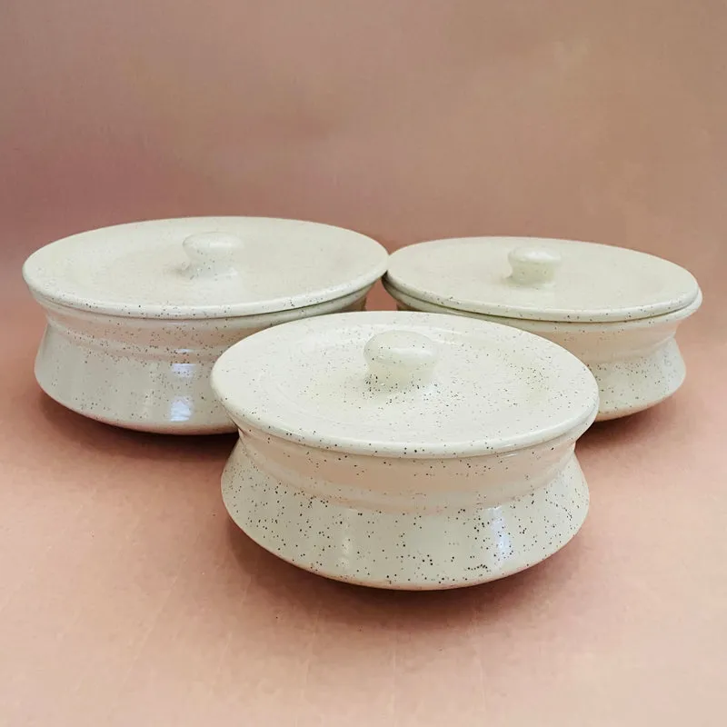 Cedar Ceramic Casseroles (600 mL/750 mL/1000 mL) - Set Of Three media 4