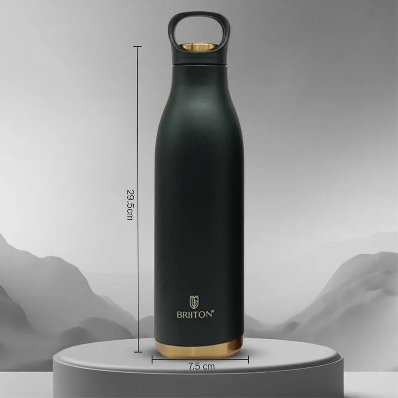 Liquid Muse Hot & Cold Thermos Water Bottle (Black & Green, 750 mL Each) - Set Of Two media 10