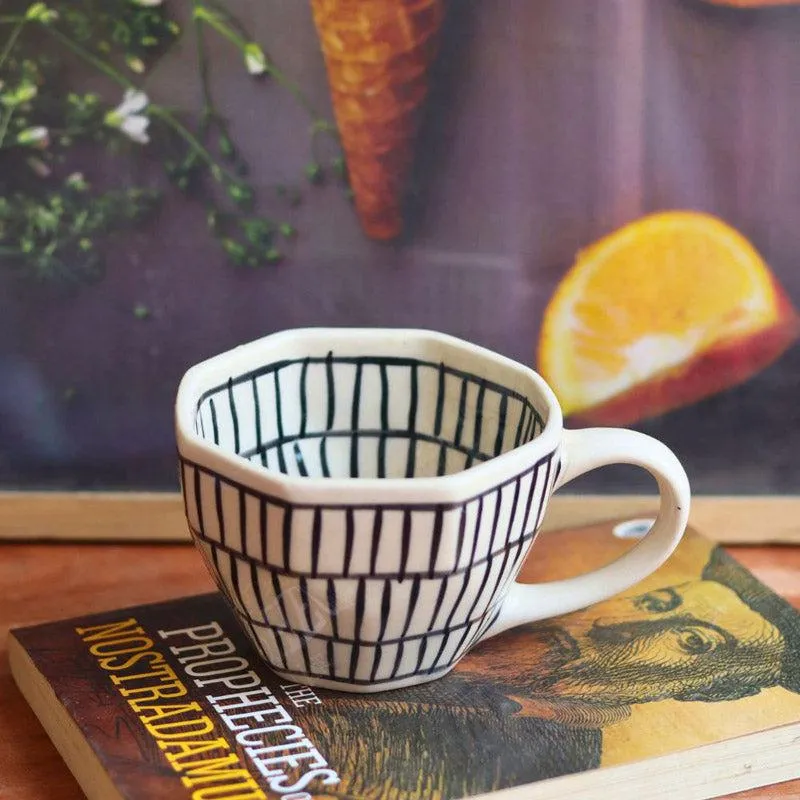 Quera Ceramic Tea Cup (250 mL Each) - Set of Ten media 6