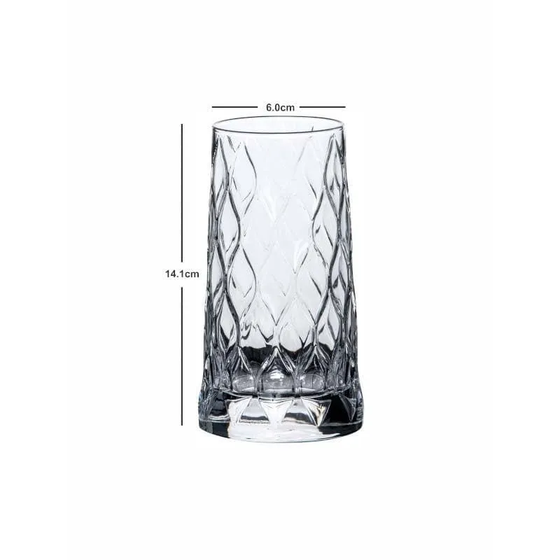 Pasabahce Foliage Whiskey Glass (345 mL) - Set Of Four media 7