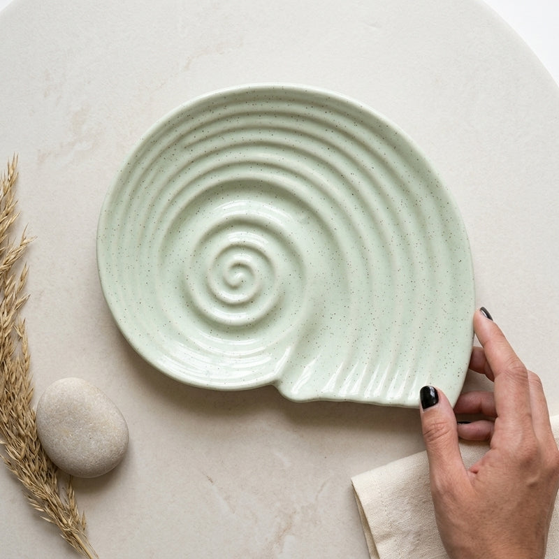 Lemongrass Spirno Handmade Ceramic Platter