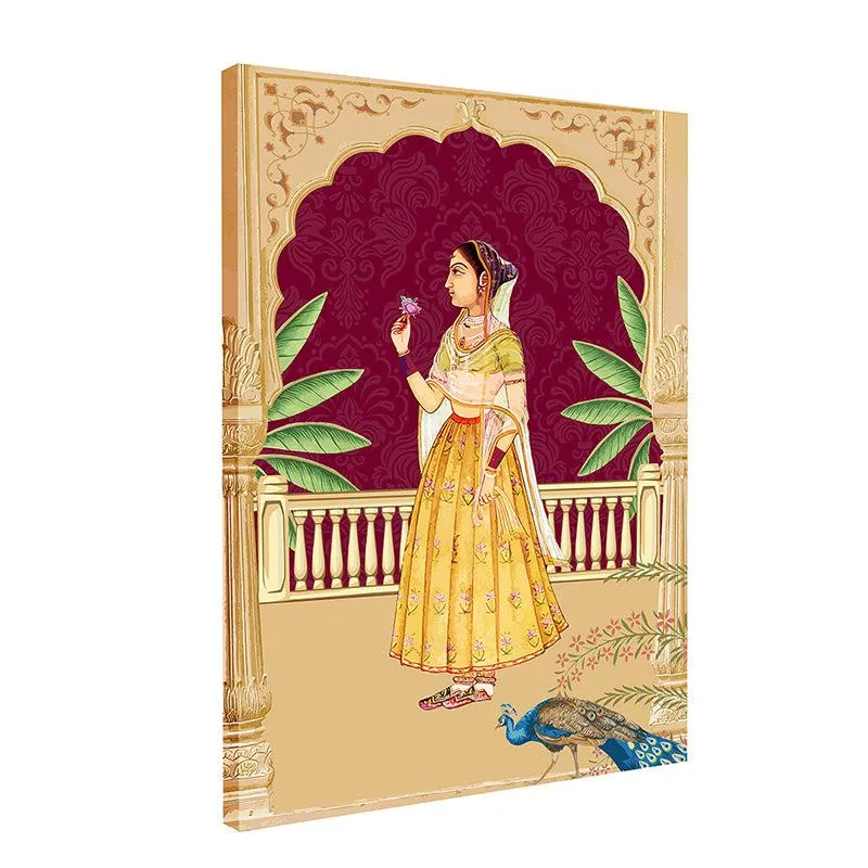 Arunika Canvas Mughal Wall Art media 4
