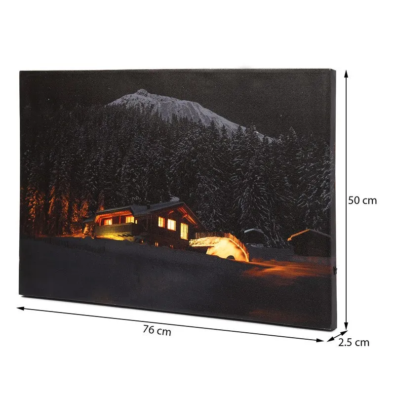 Peaceful Snowfall LED Wall Art media 7