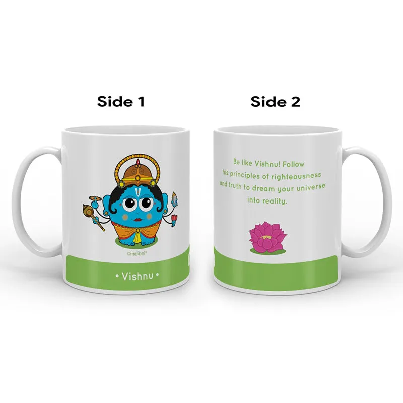 Whimsy Cute Vishnu Ceramic Coffee Mug - 300 mL media 5