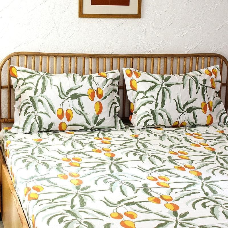 Amra Cotton Bedsheet (Rust) - 180 TC media 3