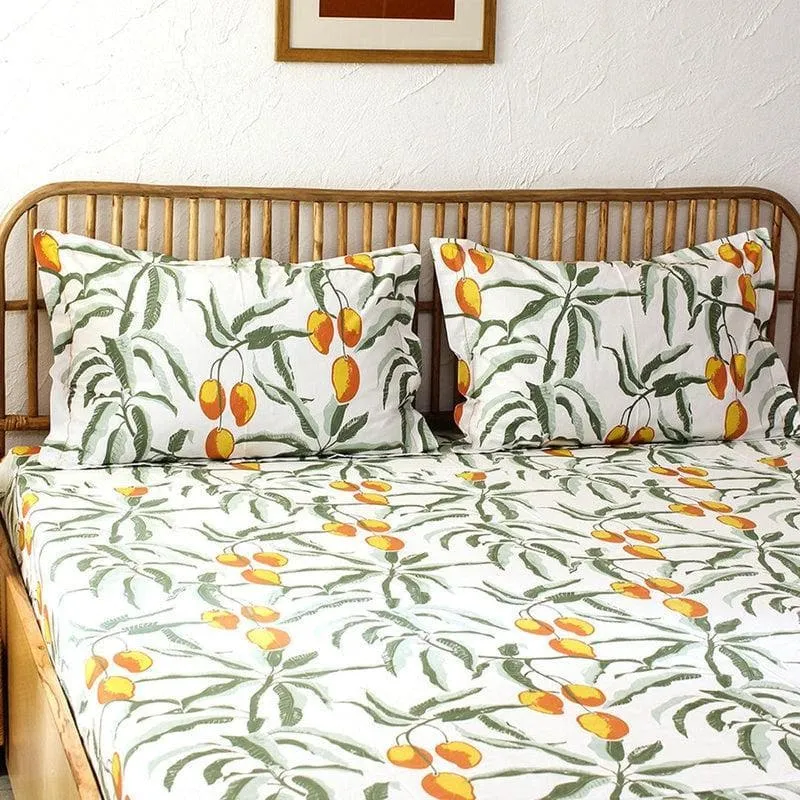 Amra Cotton Bedsheet (Rust) - 180 TC media 3