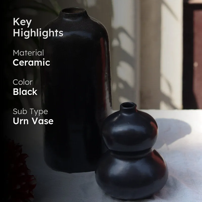 Dorothia Cermaic Vase - Two Piece Set media 2