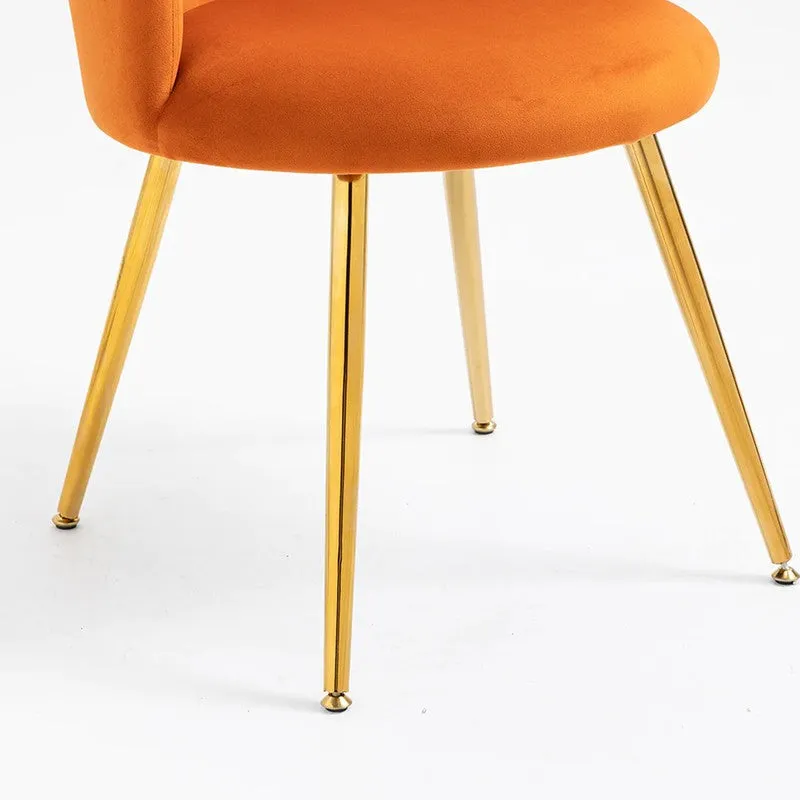 Virelle Metal Accent Chair - Orange media 9