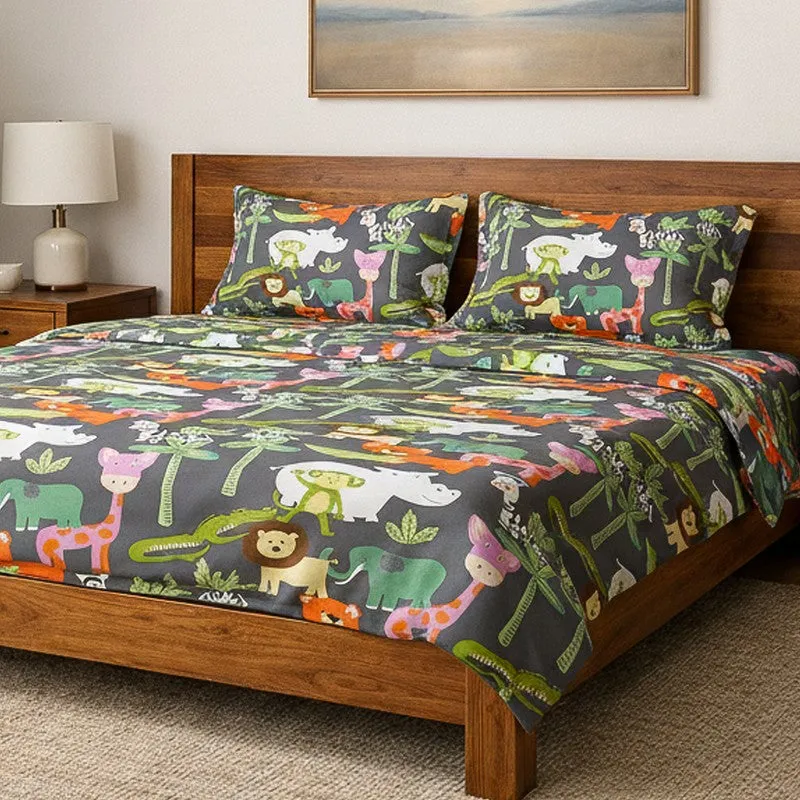 Animal Frenzy Microfiber Bedsheet - 110 GSM media 3