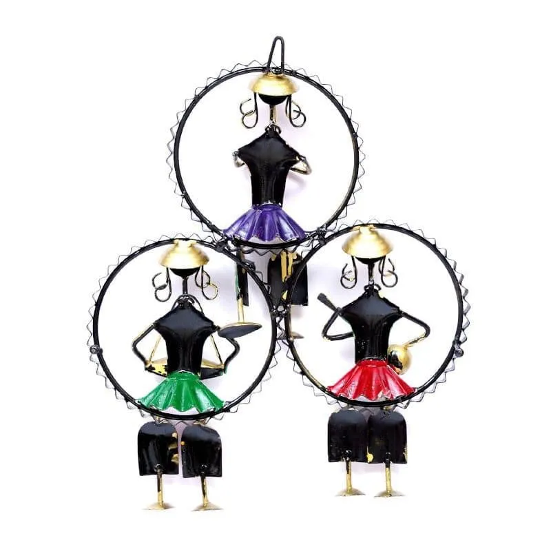 Tribal Loop Folk Art Iron Wall Accent media 4