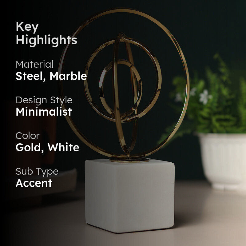 Circle Seam Showpiece - Gold media 2