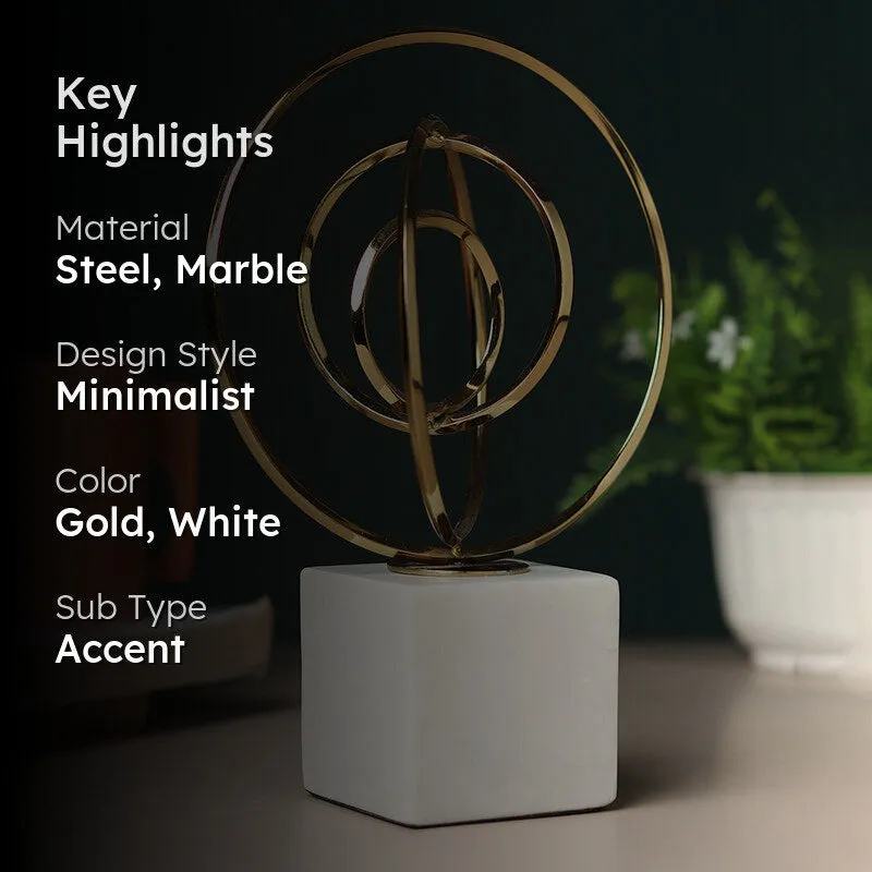Circle Seam Showpiece - Gold media 2