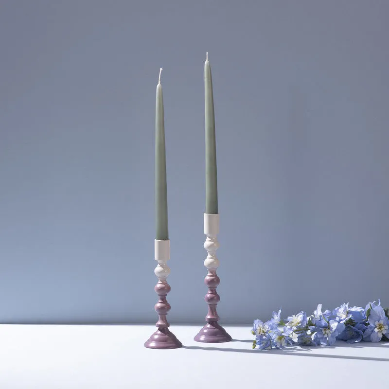 Haze Candle Holder - Set Of Two media 1