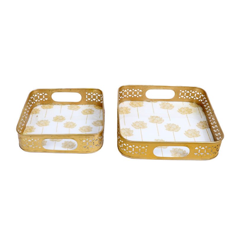 Sona Kamal Serving Tray - Set Of Two media 4