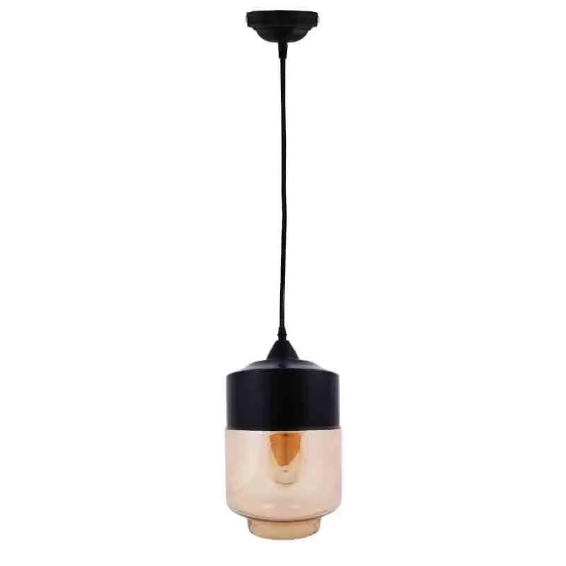 Bullet LED Glass Ceiling Lamp - Black media 3