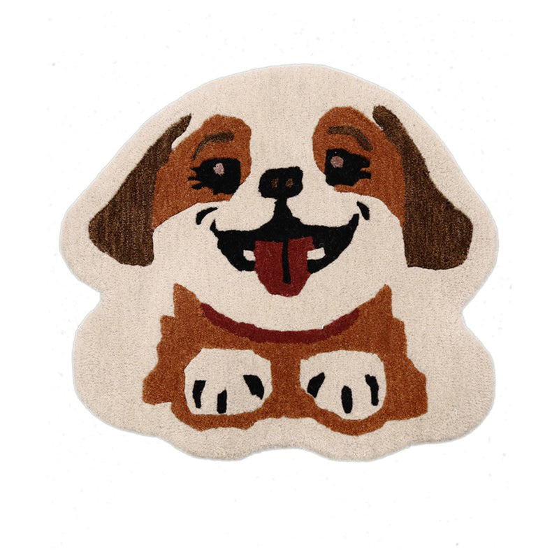 Cute Pup Cotton Carpet