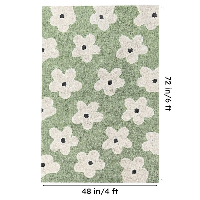 Florina Tufted Cotton Area Rug media 7