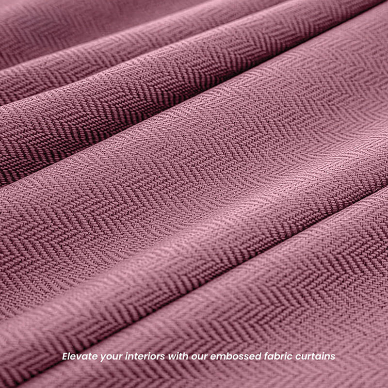 Urban Space Drift Blackout Curtain (Pink) - Set Of Two media 3