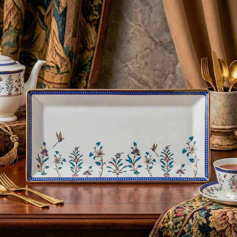 Gilded Shahi Porcelain Platter