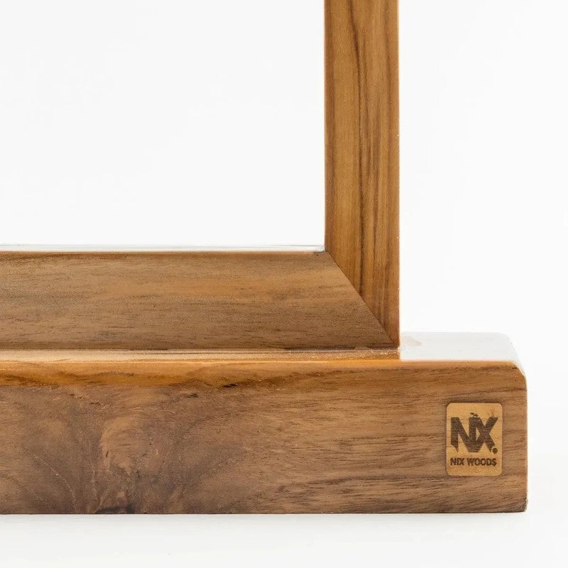 Rectangular Teak Wood LED Wooden Floor Lamp media 7