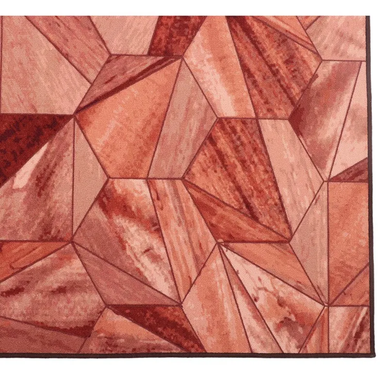Tessera I Nylon Runner Rug - Brown media 4