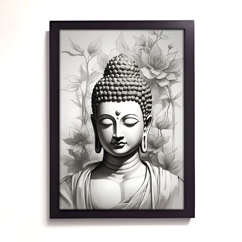 Sublime Tranquility Buddha Wall Painting media 3
