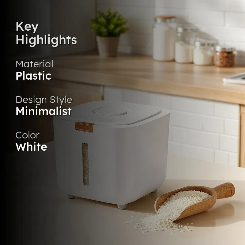 Rioware Aero Seal Plastic Rice Container - 5 L media 2