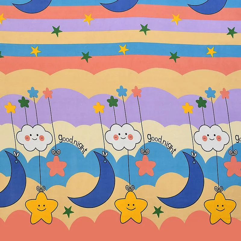 Sleepy Starlight Kids Microfiber Bedsheet - 150 GSM media 4