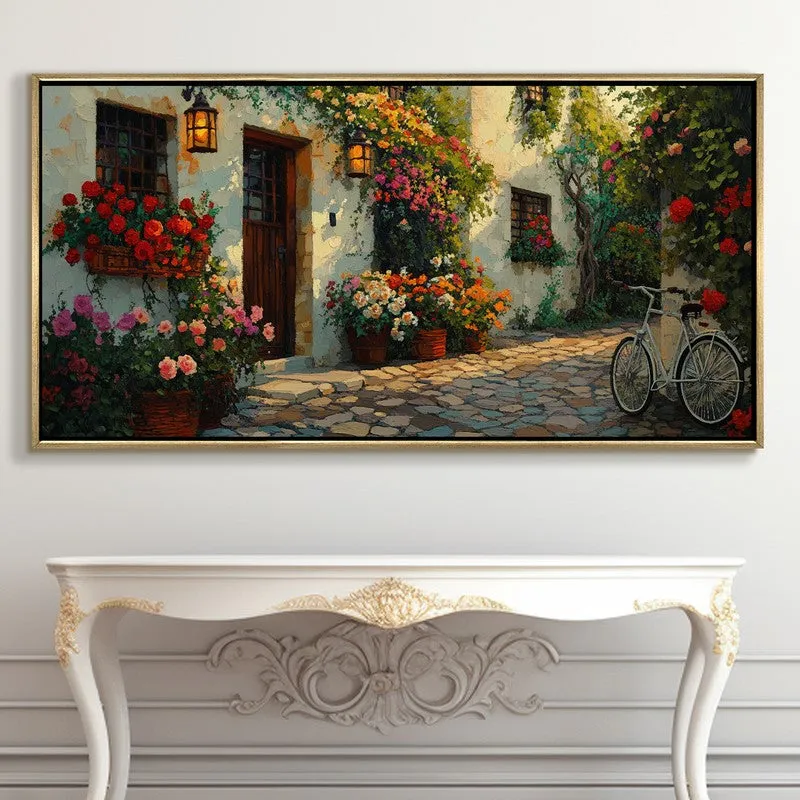 Enduring Charm Canvas Wall Painting With Frame media 5