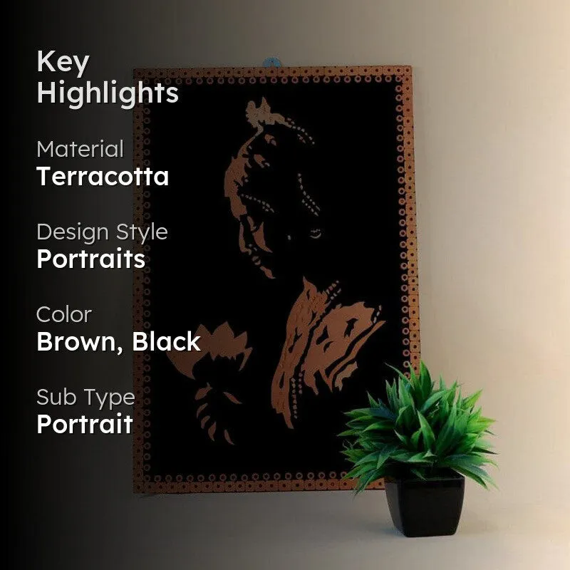 Shadow Lady Terracotta Wall Art media 2
