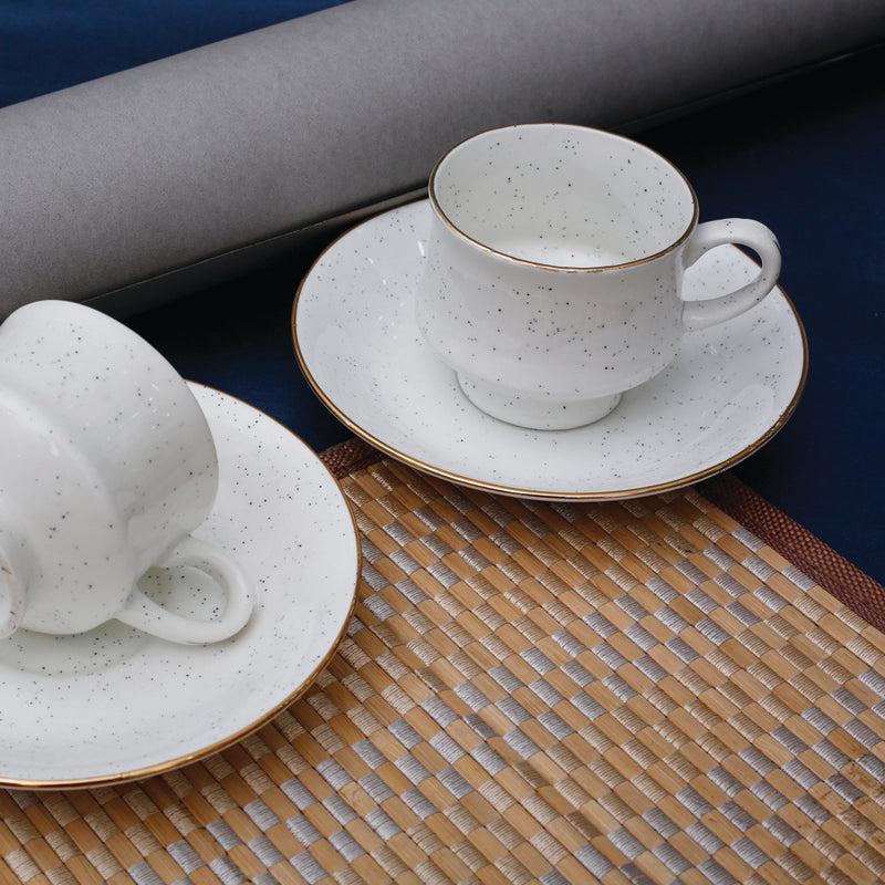 Elowen Bone China Cup & Saucer (125 ML) - Twelve Piece Set media 5