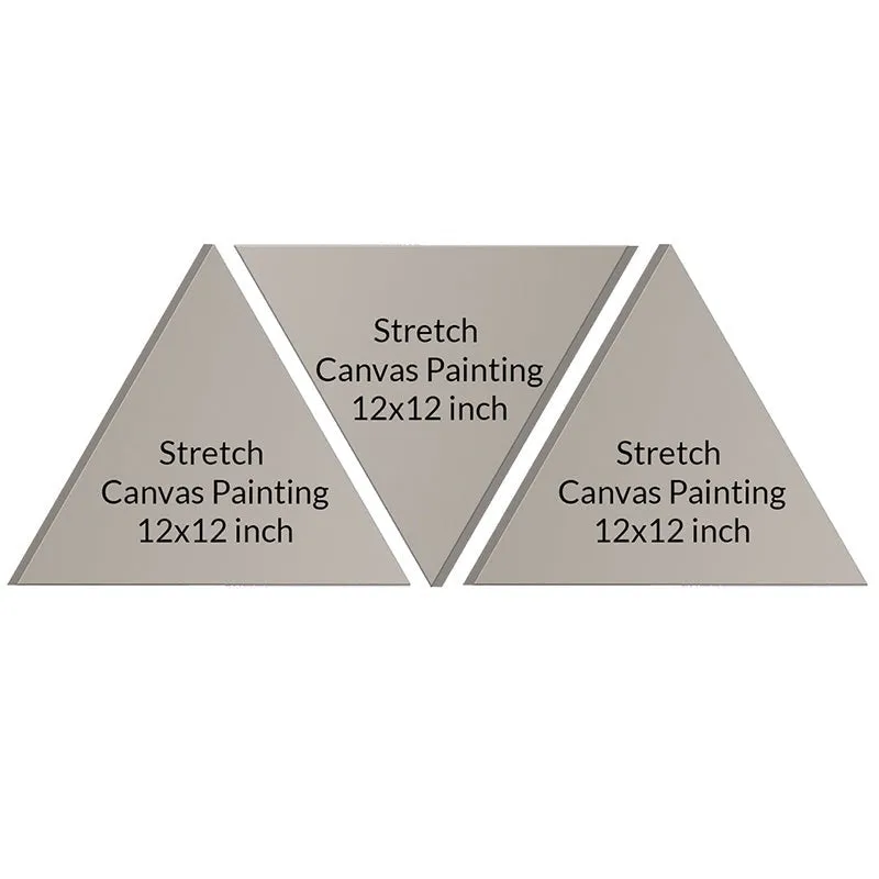Blackstone Triad Abstract Canvas Wall Art - Set Of Three media 7