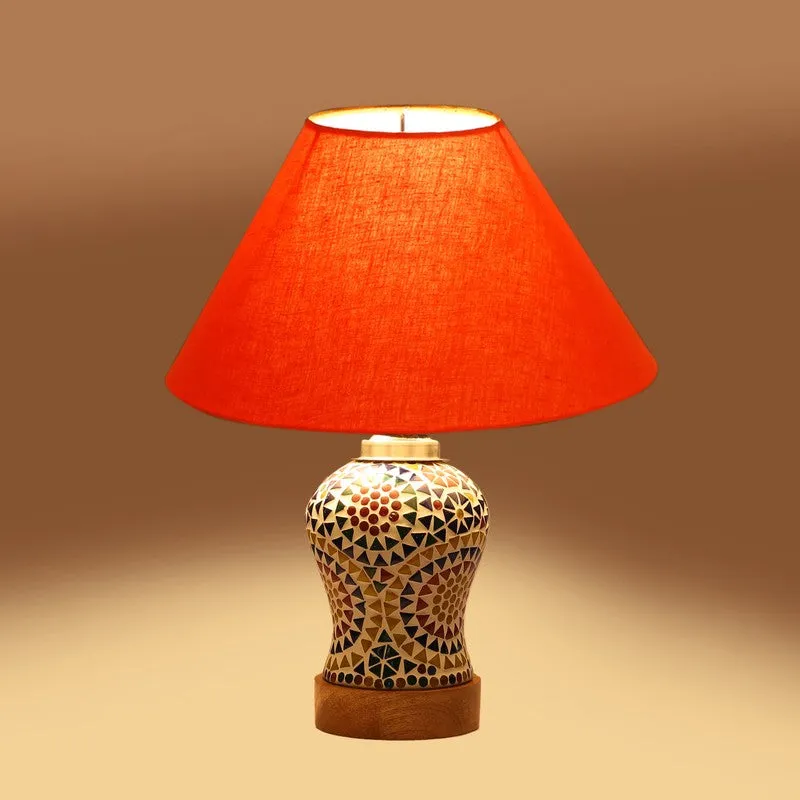 Ambexa Wooden Table Lamp - Multicolor media 7