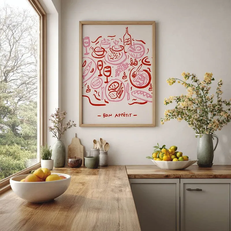 Modern Mingle Archival Canvas Wall Art - Brown media 5