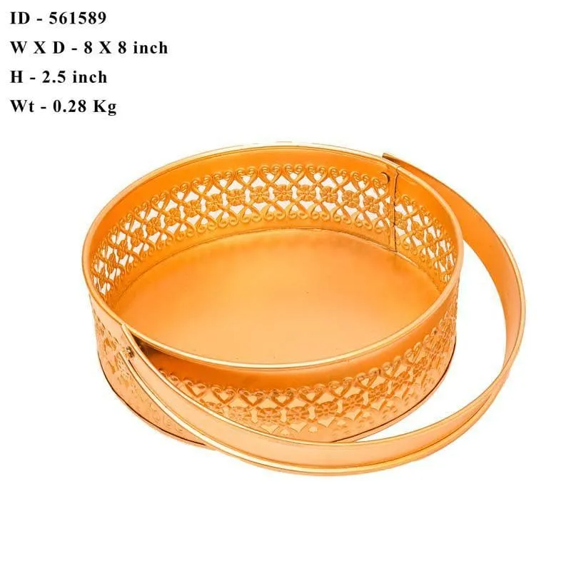 Golden Bling Basket Tray media 8