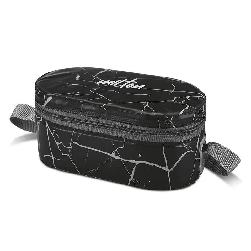Milton Saveur Lunch Box With Insulated Bag (Black/280 mL/500 mL) - Three Piece Set media 5