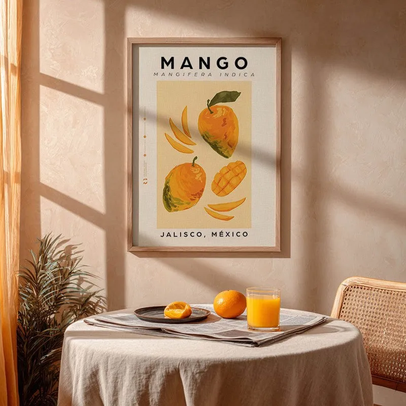MangoFarm Archival Canvas Wall Art - Brown media 4