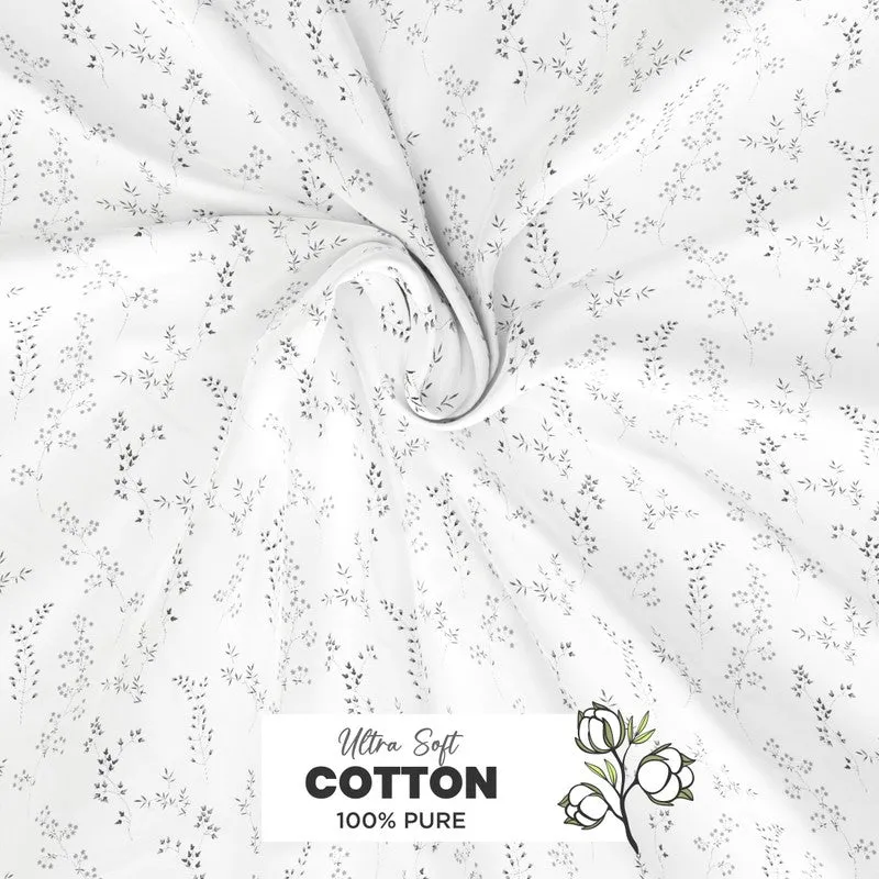 Yuvric Cotton Bedsheet (White) - 144 TC media 5
