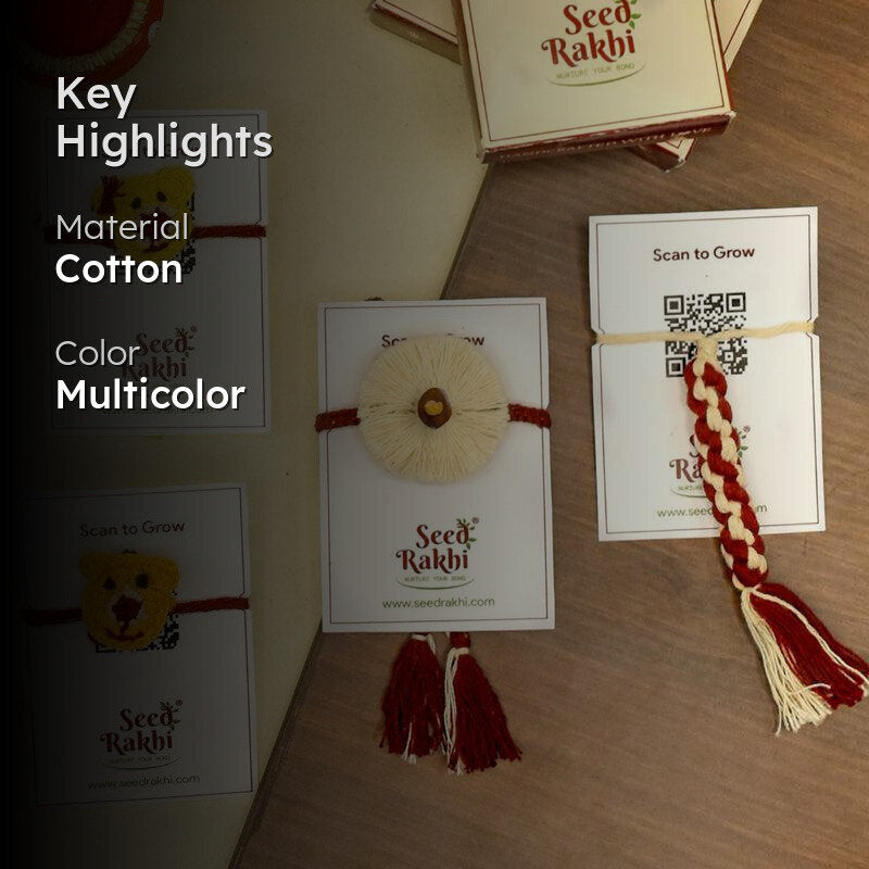 Divine Ties Seed Rakhi Gift Box media 2